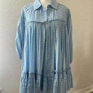 Baby Blue Free People  Dress